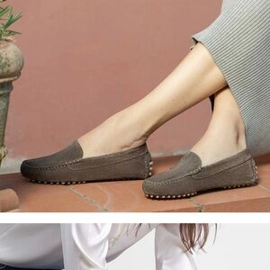 M. Gemi The Felize driving moccasin Mushroom 40.5